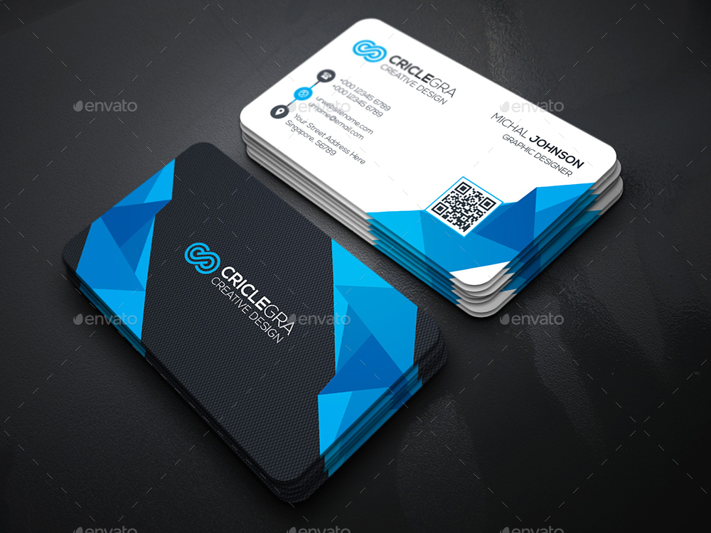 cool creative business card by generousart graphicriver cool business cards